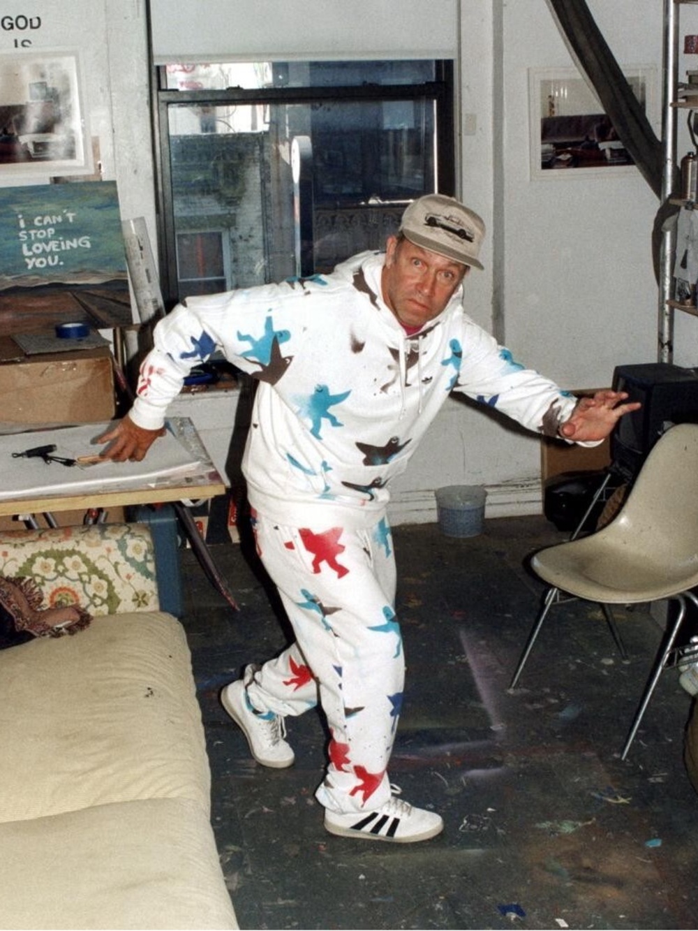 adidas x Mark Gonzales Allover Print Shmoo Hoodie